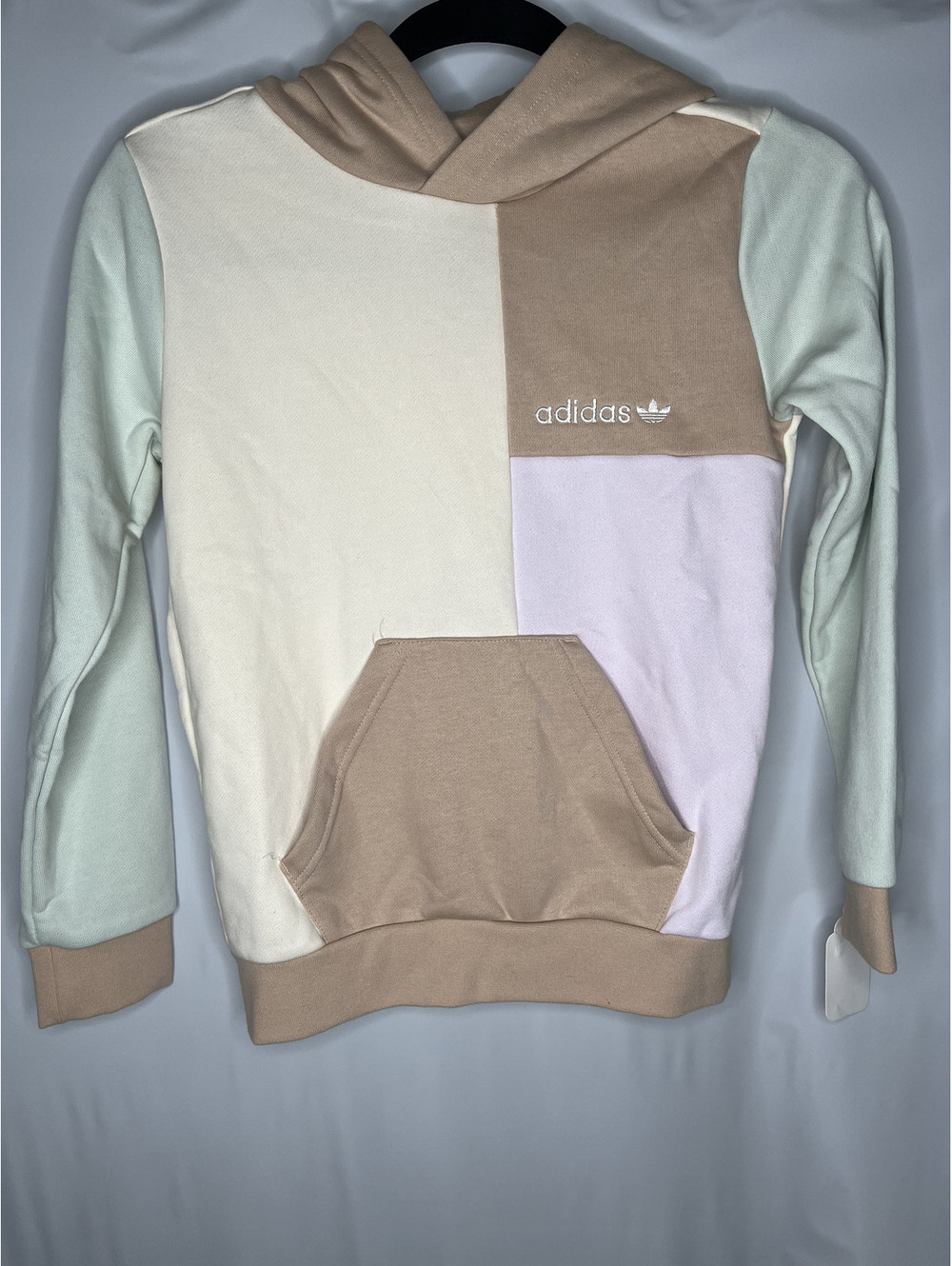 NWOT Adidas Girl's Multicolor/Kangaroo Pocket Hoodie Size Small